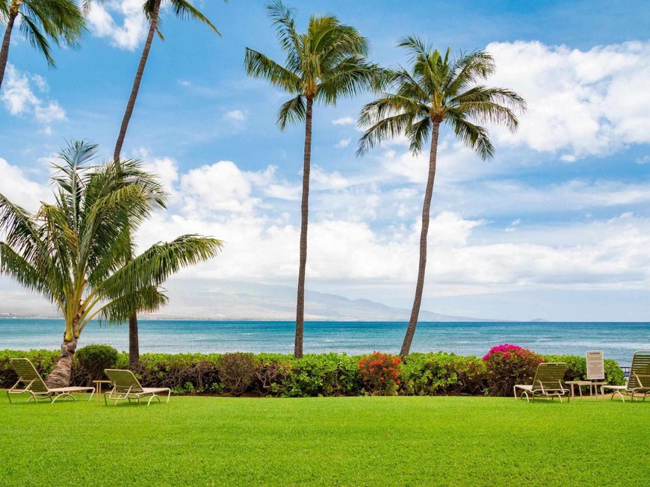 Stunning Maui Direct Ocean Front On The Beach, Walk To Beach From Condo, Watch Turtles, Whales, Ac In All Rooms Ocean View Pool And Spa Wailuku Esterno foto